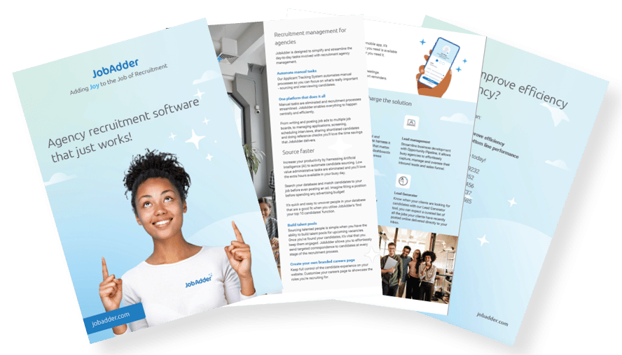 Agency recruitment brochure