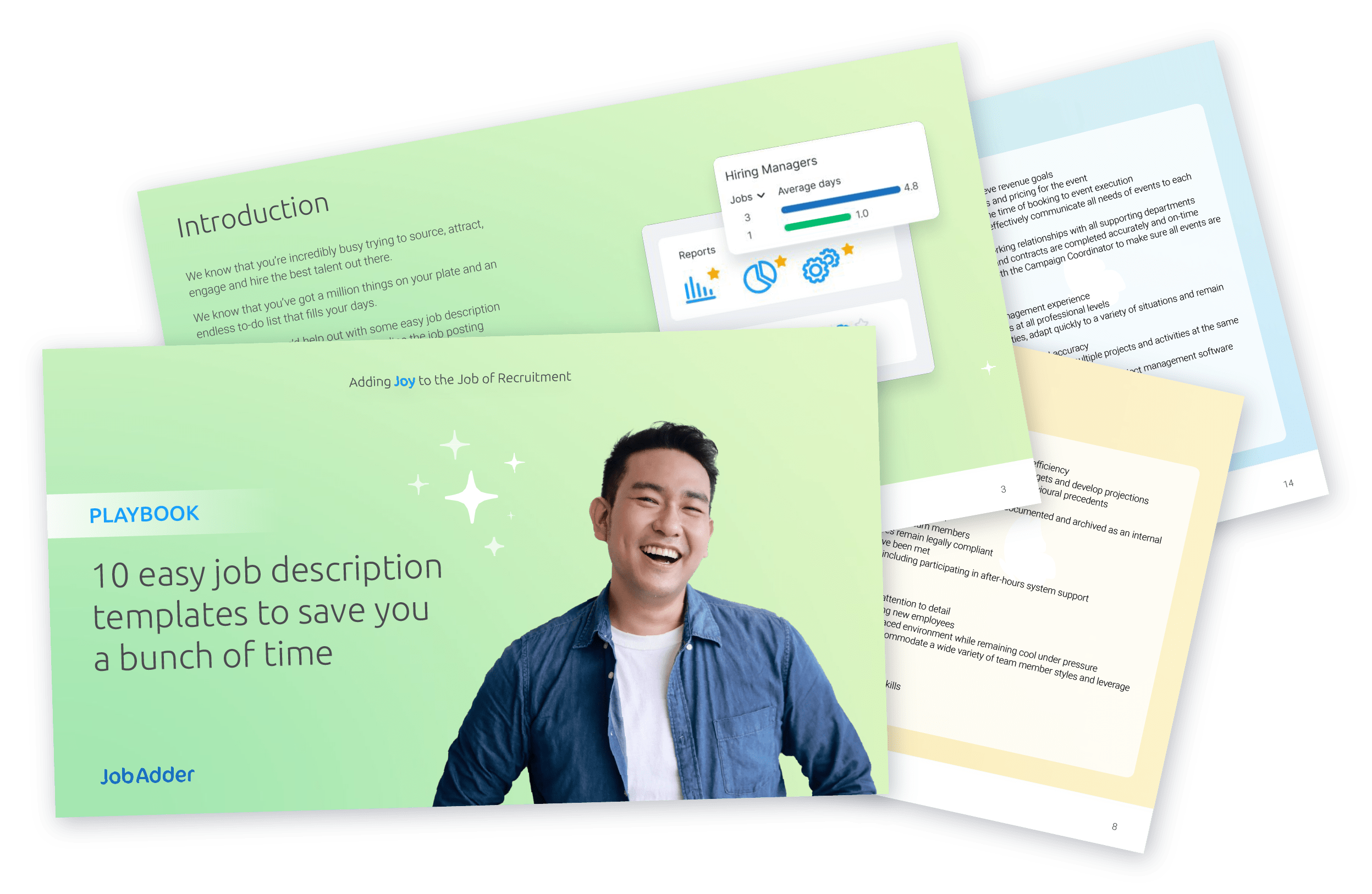 JobAdder job description templates covers