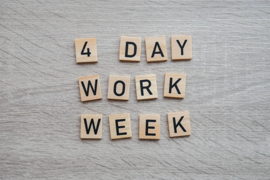 4 day work week written