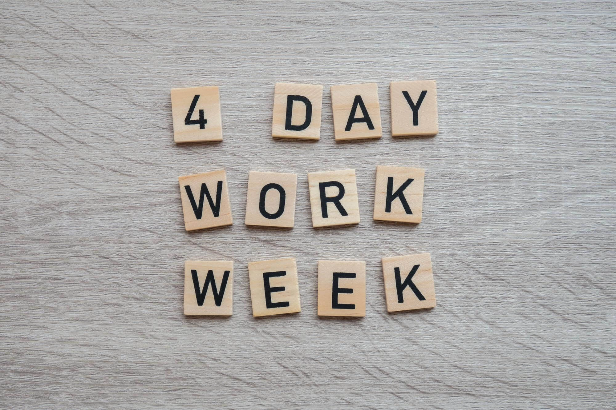 4 day work week written