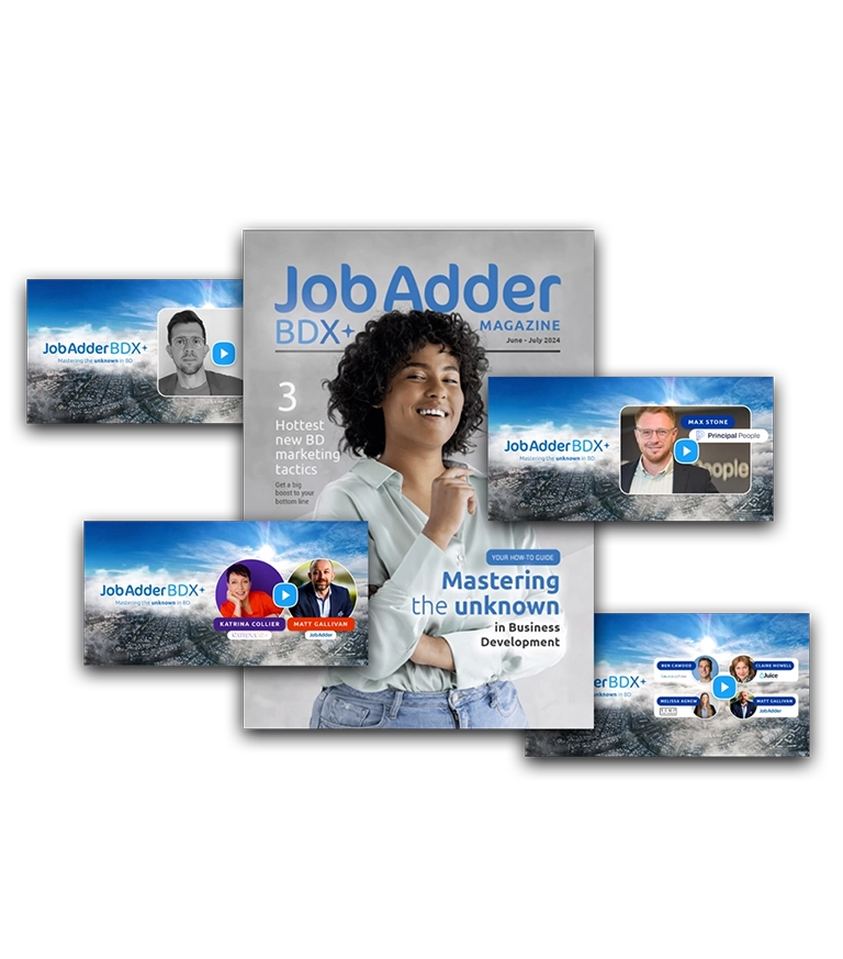 JobAdder multiple webinar covers