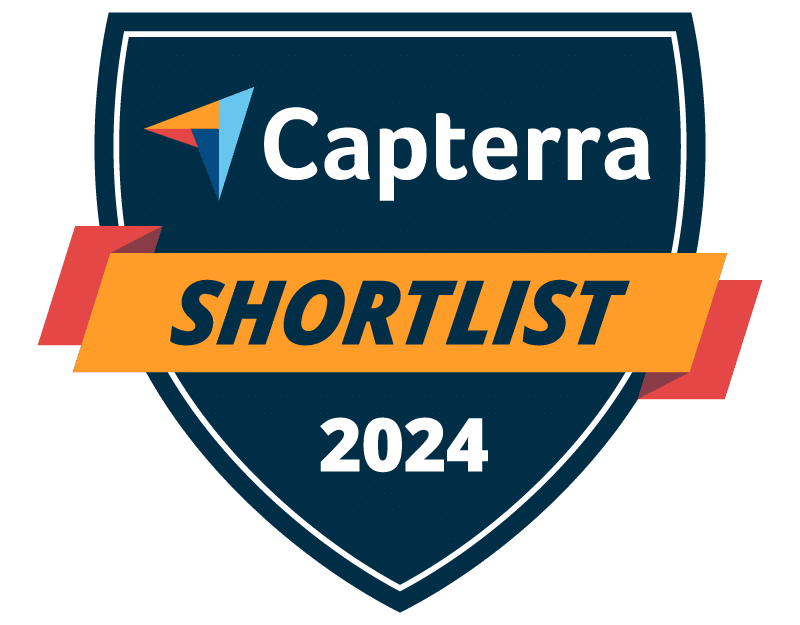 Capterra Shortlist 2024 Award