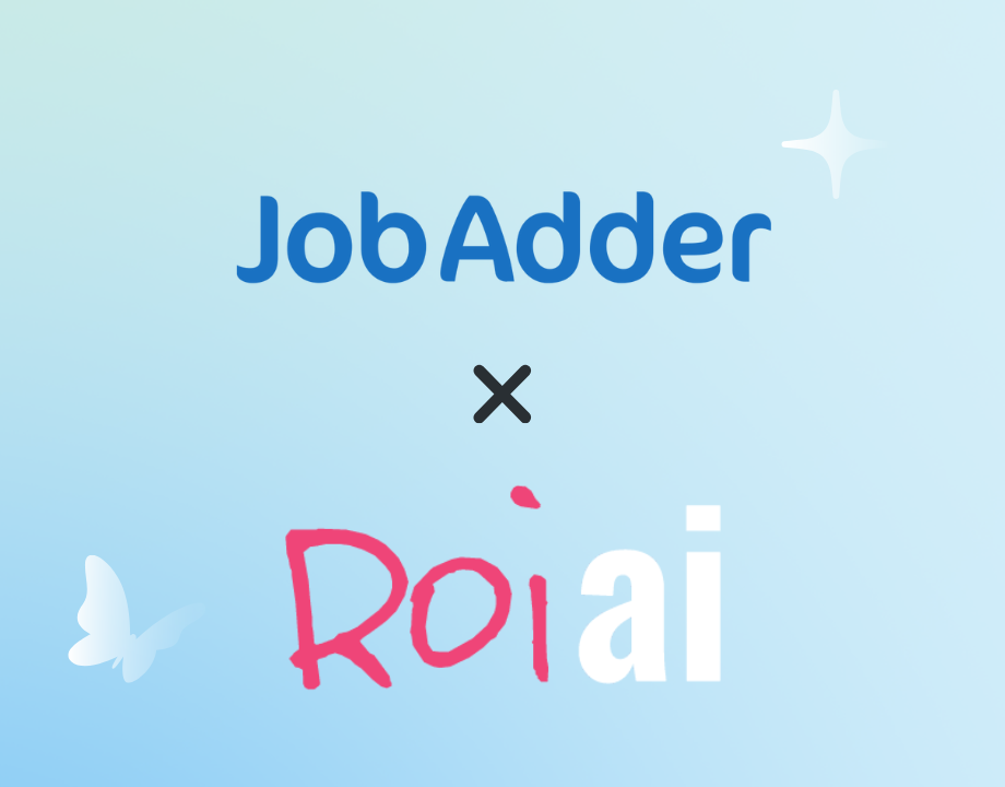 JobAdder and Roi AI logos